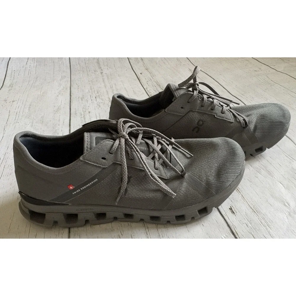 On Running | Men's Cloud X 4 AD - Size 13 Stone Black - Picture 3 of 7